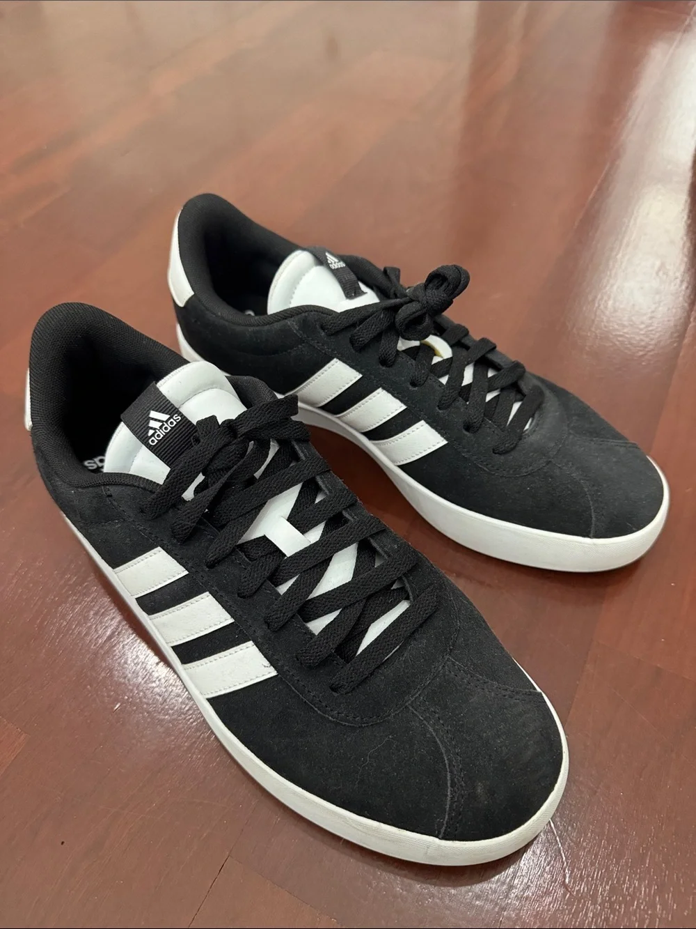 adidas Black and White Low-Top Sneakers